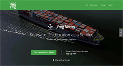 Desktop Screenshot of bintray.com